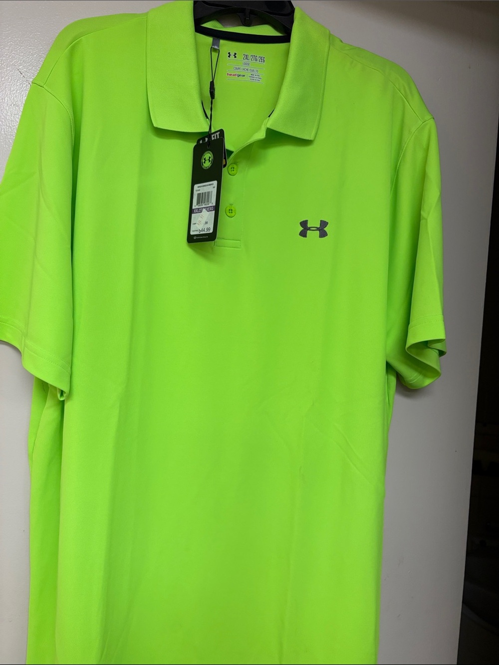Under Armour Men’s Bright Lime Green Polo